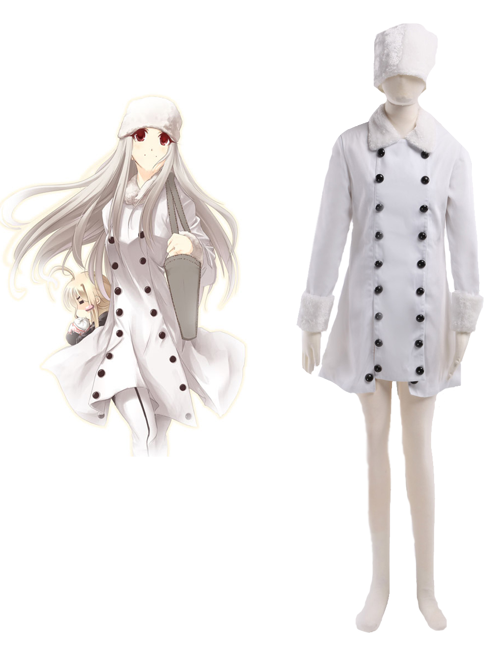 Fate Zero Irisviel von Einzbern Cosplay Costume